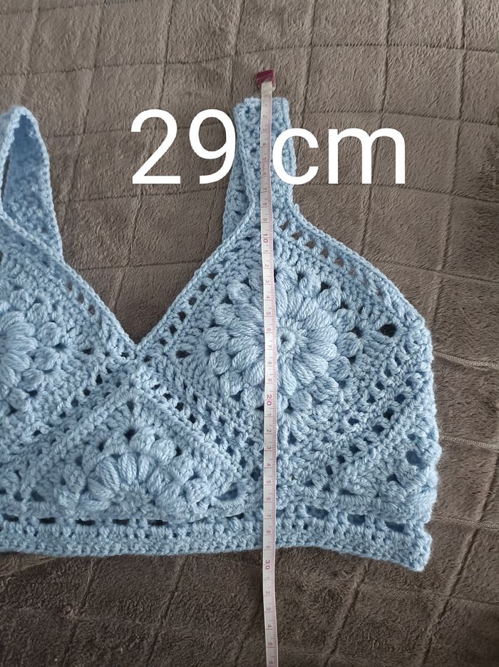 💙 Top crochet vibes estivales – M 💙 - photo numéro 4
