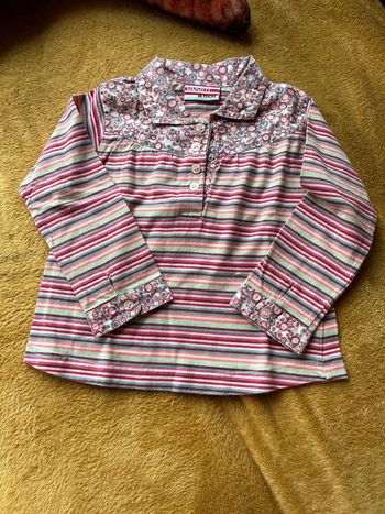 Dpam t shirt avec pression taille 18 mois  quasi neuf