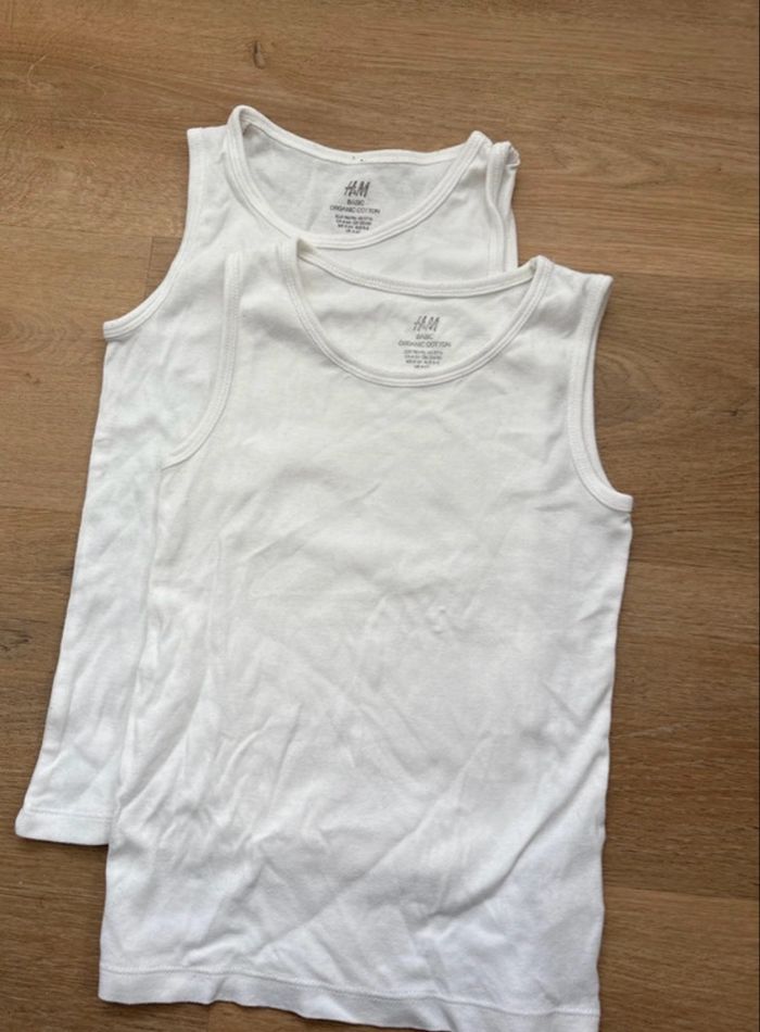 Débardeur blanc enfant