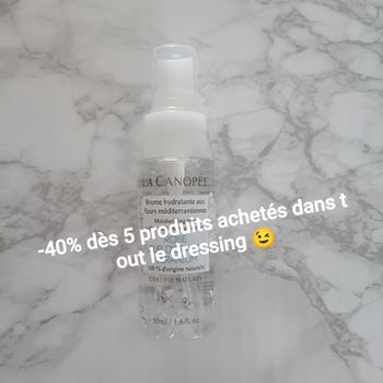 La canopée brume hydratante rose fleur d'oranger géranium 50mL