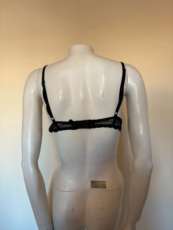 💜 Soutien-gorge noir & lila - Undiz - Taille 85B 🖤 - photo numéro 2