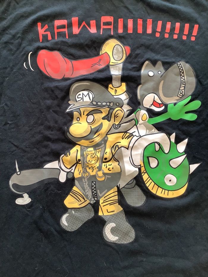 T-shirt geek Kujira Mario - photo numéro 2