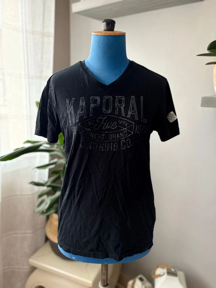 T shirt Kaporal - taille M - noir - en très bon état