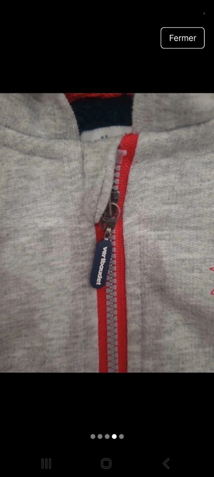 Gilet zippé fourré verbaudet - photo numéro 4