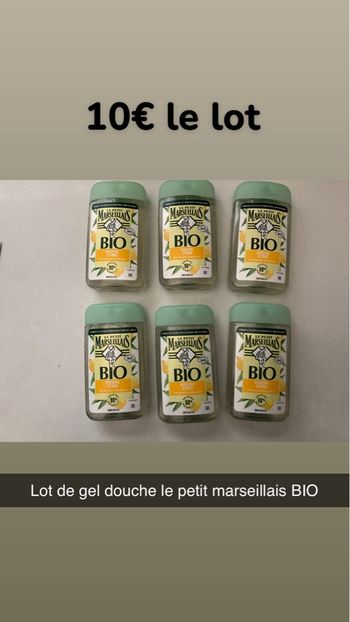 Gel douche le petit marseillais 