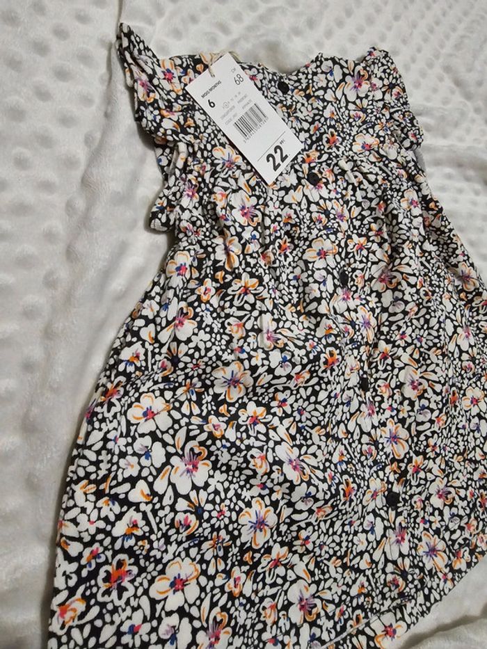 Robe Asphalte fleuri - DPAM - 6M/68cm - photo numéro 8