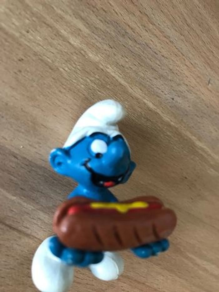 1 figurine les schtroumpfs 5cm de haut environ marque schleich vintage 1982 - photo numéro 3