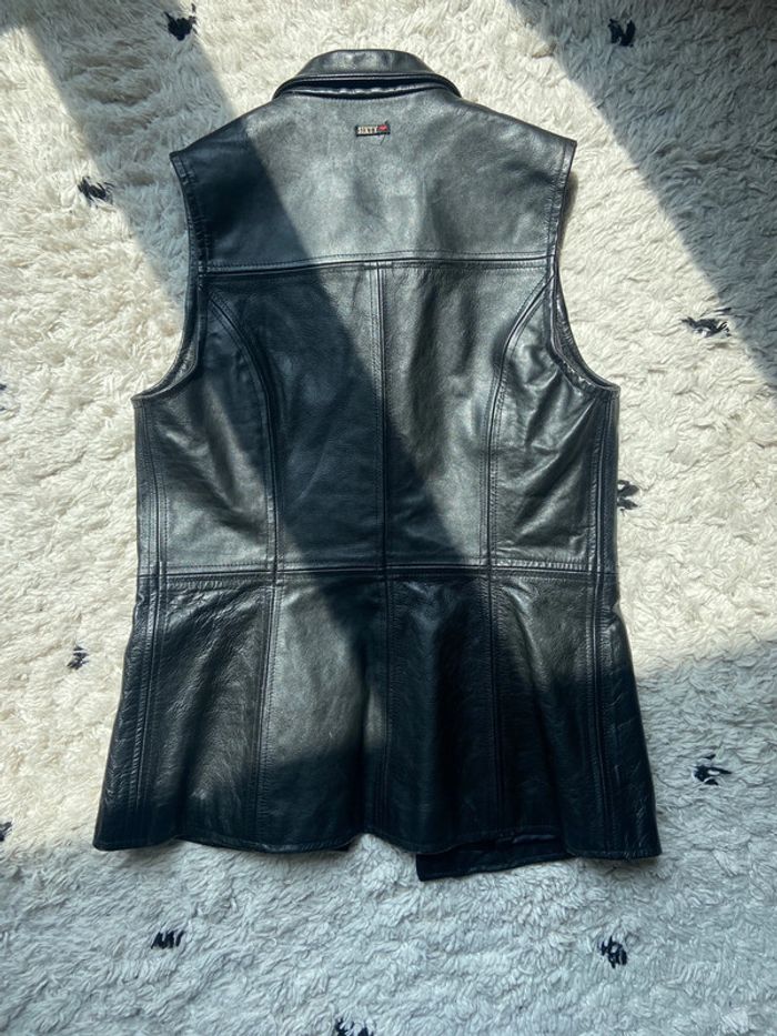 Magnifique gilet en cuir - photo numéro 2
