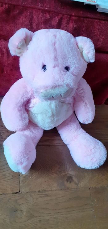 🐷 Peluche doudou cochon rose 60cm