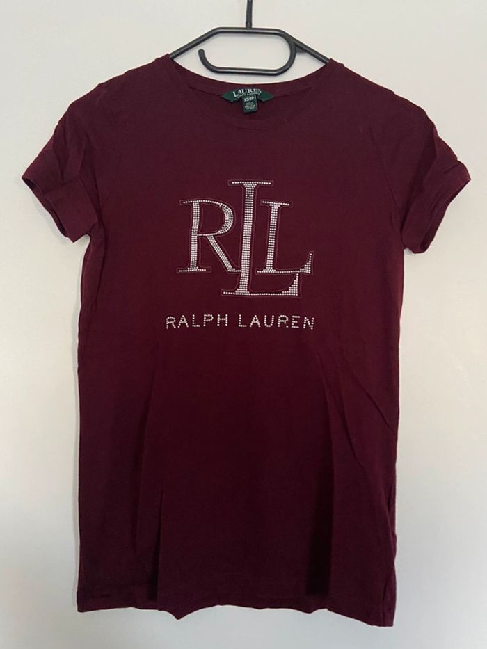 T-shirt Ralph Lauren Bordeaux