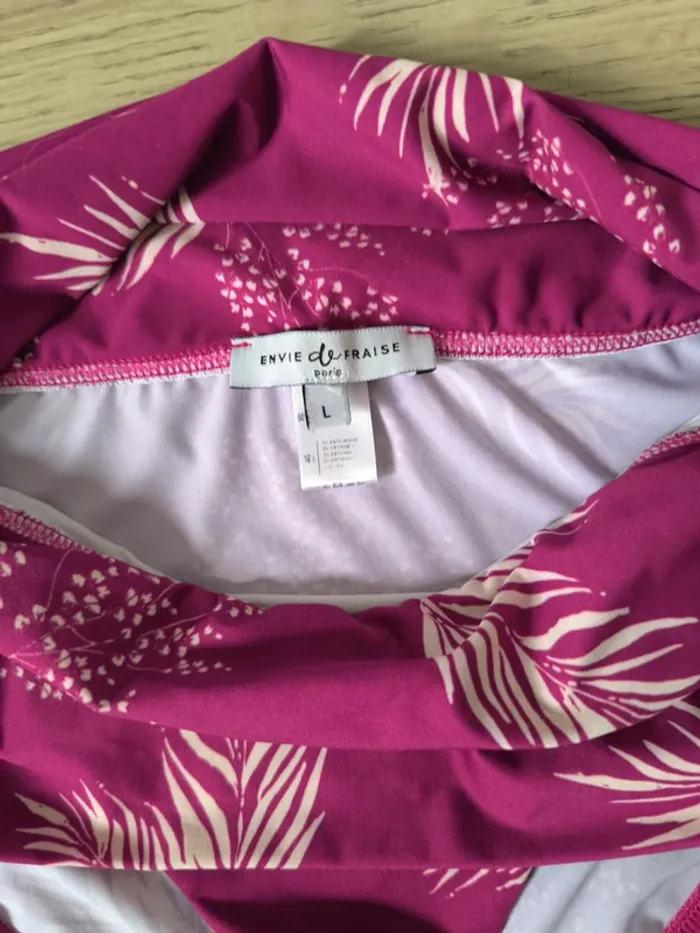 Maillot de bain grossesse violet Envie de Fraise - Taille L (42-44) - photo numéro 3