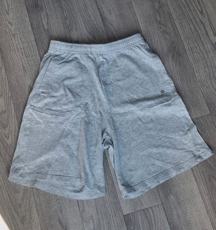 Short de sport gris domyos - photo numéro 2