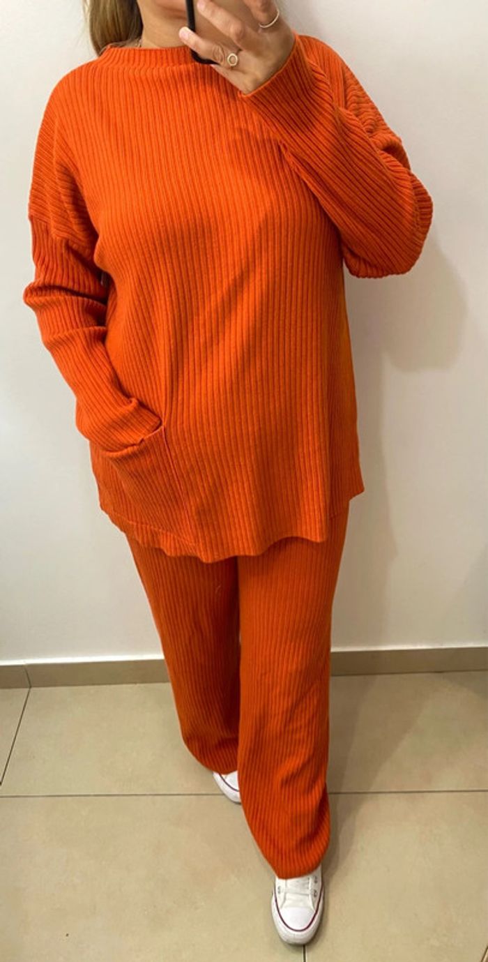 Superbe Ensemble Pull Pantalon Taille Unique - photo numéro 4
