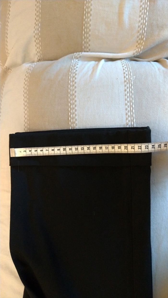 Pantalon noir taille haute 7/8 - photo numéro 6