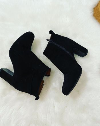 Bottines Heyraud en daim/cuir