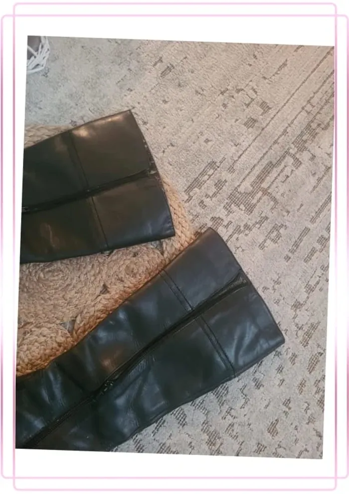 Bottes noires T38 – occasion - photo numéro 7