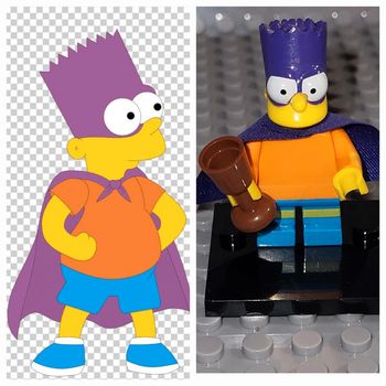 Minifigure / Figurine  - The Simpsons  🍩  Bart Simpson