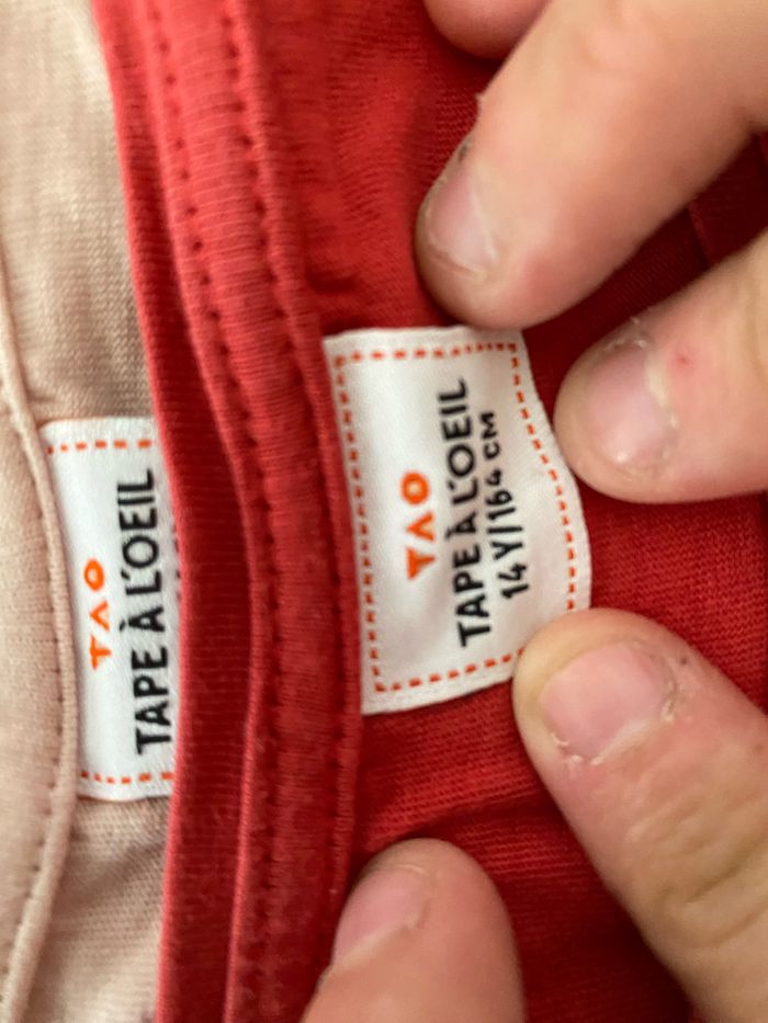 Lot 4 tee shirts manches longues TAO - photo numéro 3