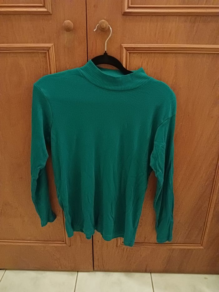 Pull fin 46/48 Bleu Bonheur - photo numéro 3