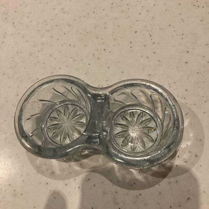 Ancienne salière en verre - photo numéro 2