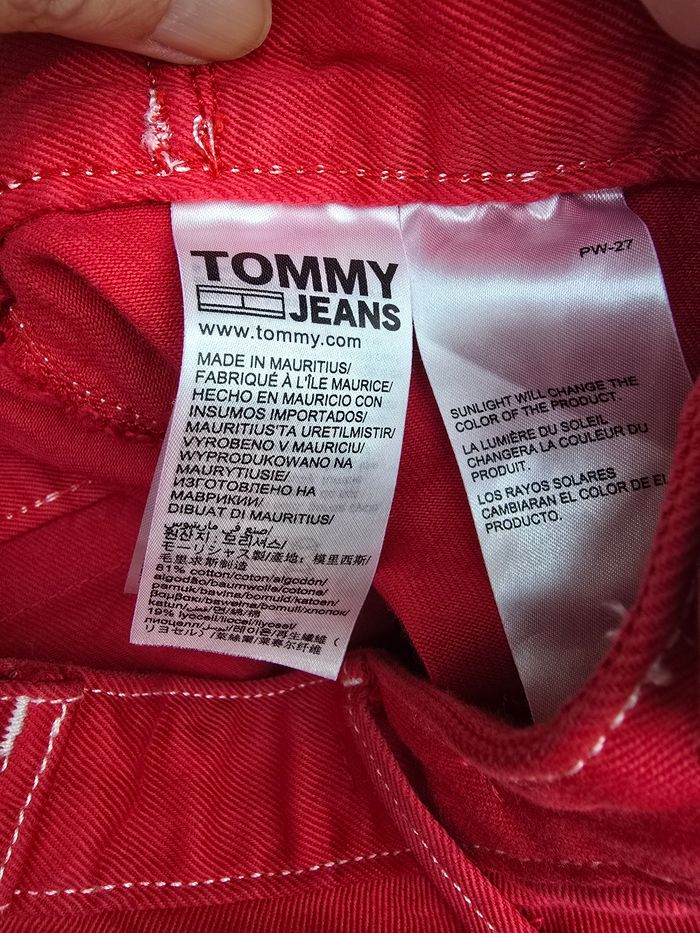 Jupe en jeans cargo 🍒tommy jeans y2k🍒taille 38/40 - photo numéro 9