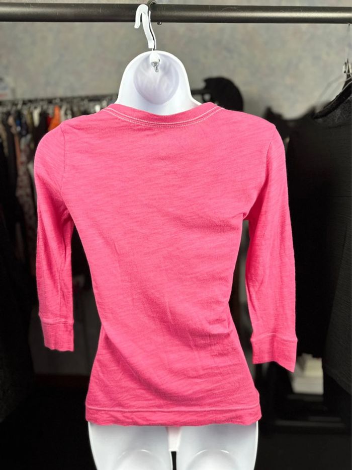 Haut col V y2k rose XS/S - photo numéro 7