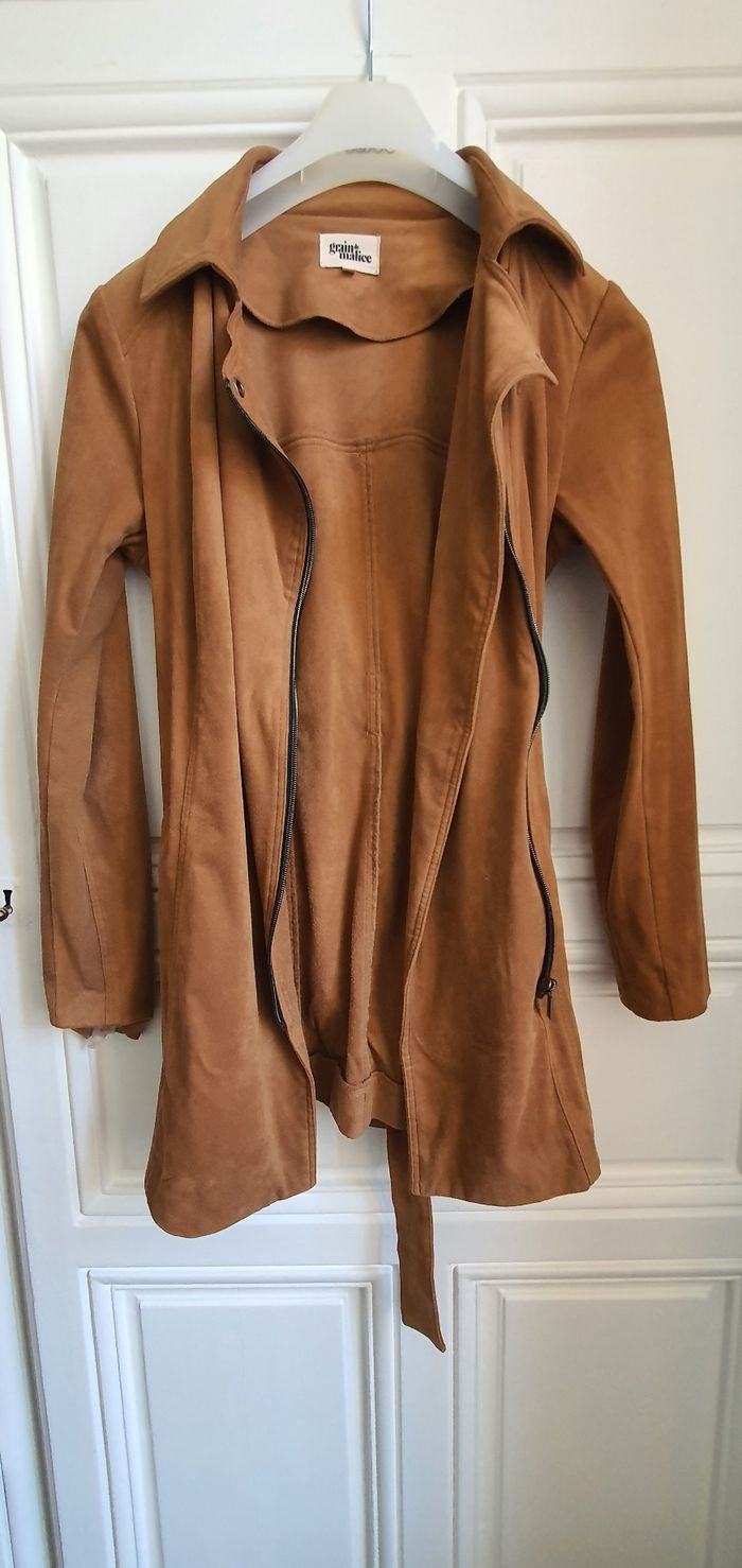 Veste suédine Grain de Malice 38