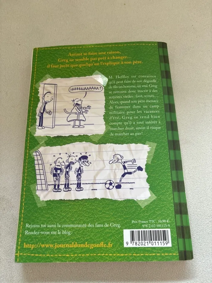 Livre journal d’un dégonflé tome 3 - photo numéro 2