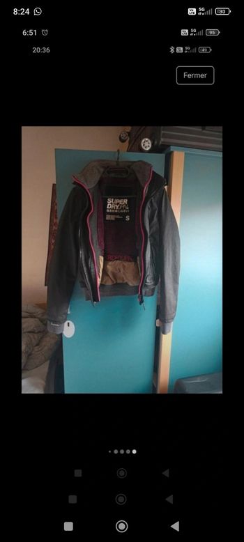 Veste super dry grise