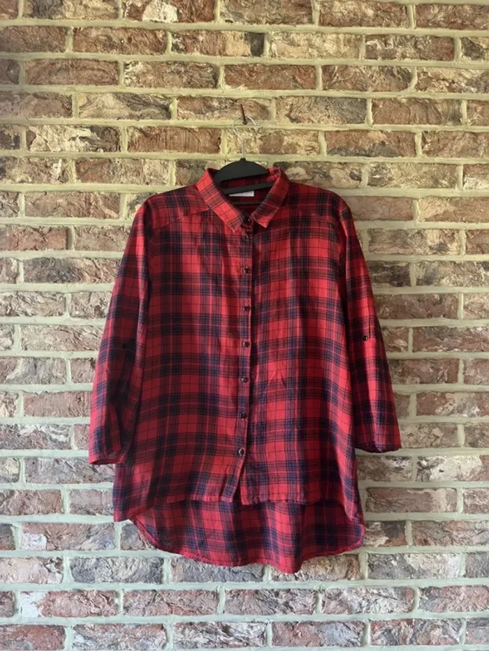 Chemise rouge à carreaux Cache Cache - photo numéro 15
