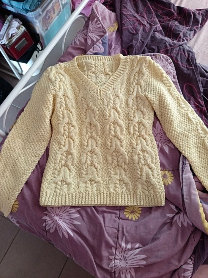 Pull en laine 10 ans