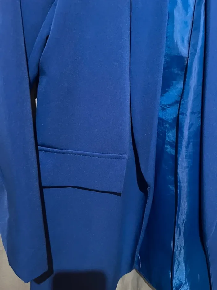 Veste blazer made in italy bleu - photo numéro 2