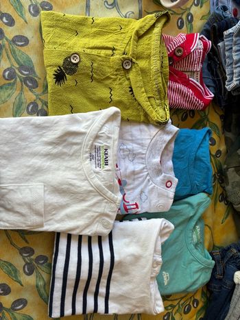 Lot vêtements bébé garçon 6 mois 