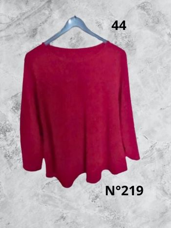 N°219 Pull bordeaux T44.