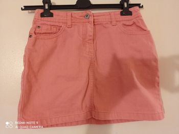 Jupe en jean corail taille S