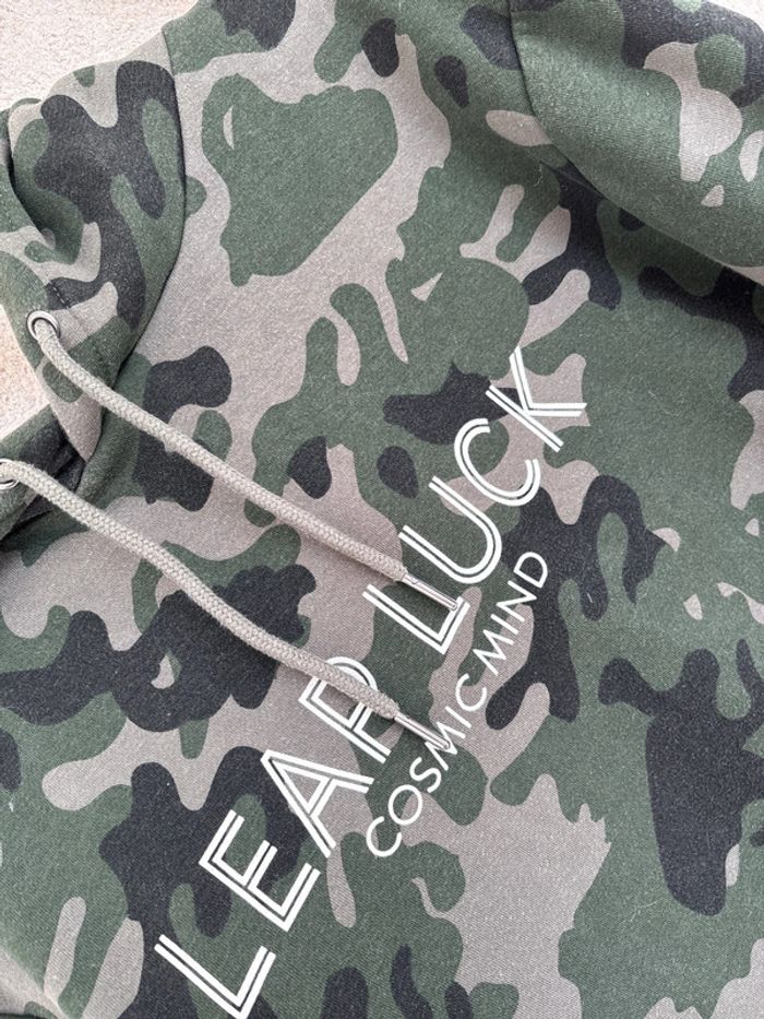 Sweat à capuche treillis militaire Gemo Taille M - photo numéro 2