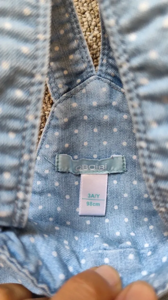 Salopette short 3 ans - photo numéro 2