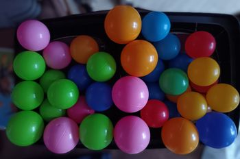 Balles Plastiques De Jeu Diverses
