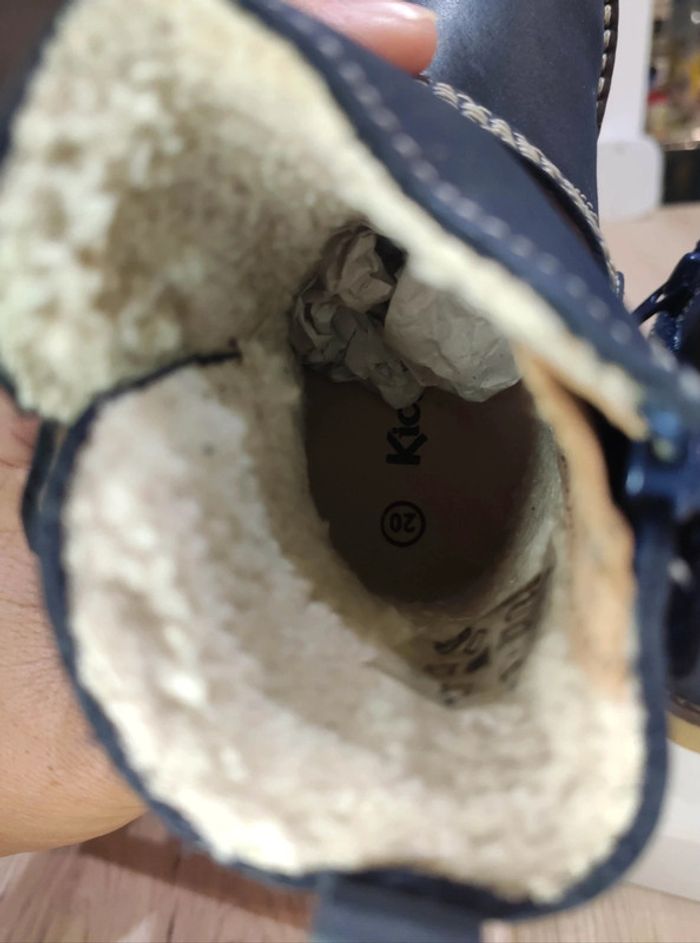 Bottines bleu marine kickers 20 neuves - photo numéro 4