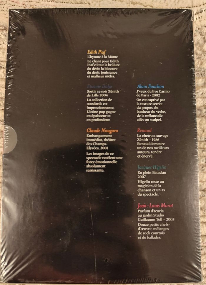 Beau coffret DVD Telerama série "Les Grands Concerts" : chanson française - photo numéro 2