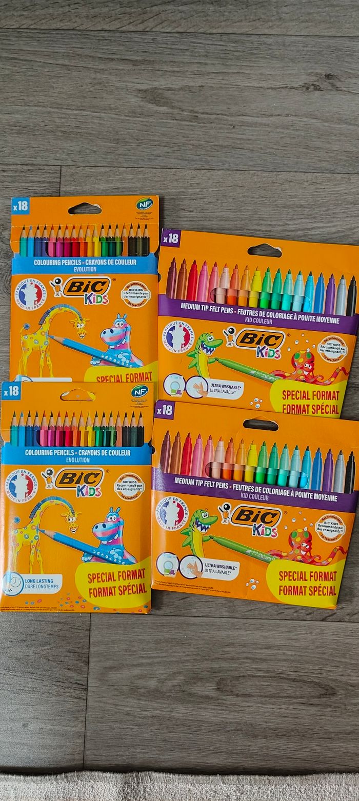 4 boite bic neuf feutre - photo numéro 2