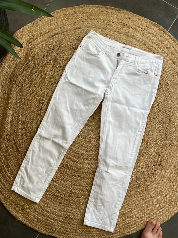 Slim blanc Gemo - photo numéro 2