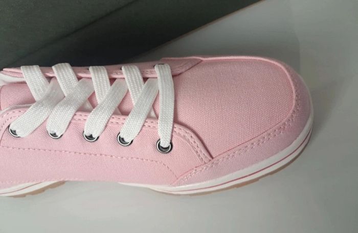 Aigle baskets en toile été femme P.39 neuves - photo numéro 6