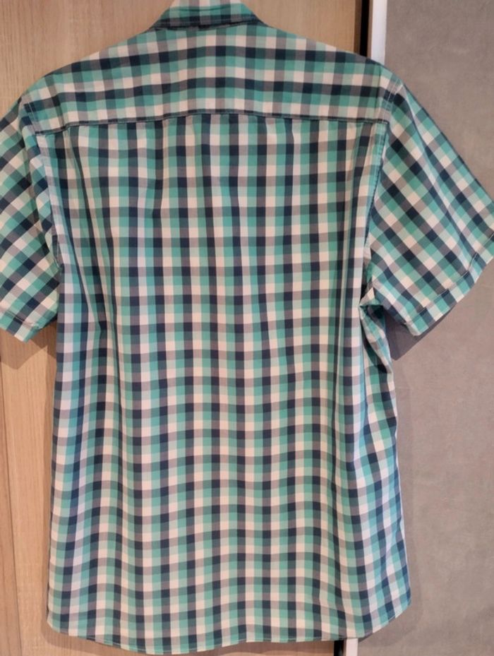 Chemise manches courtes à carreaux - photo numéro 2