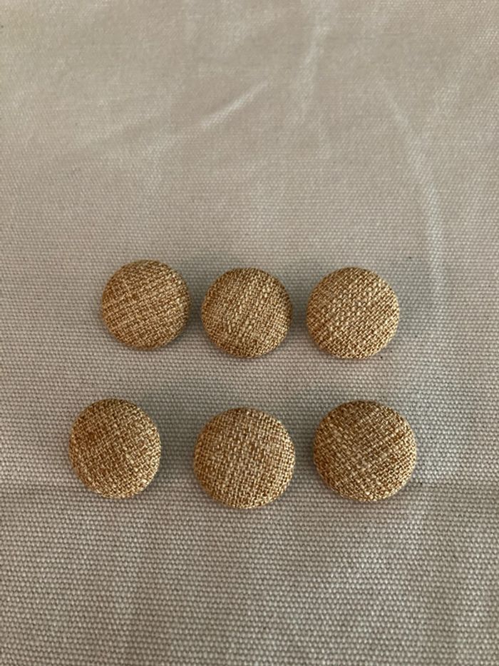 Boutons tissu
