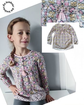 12 ans blouse Vertbaudet