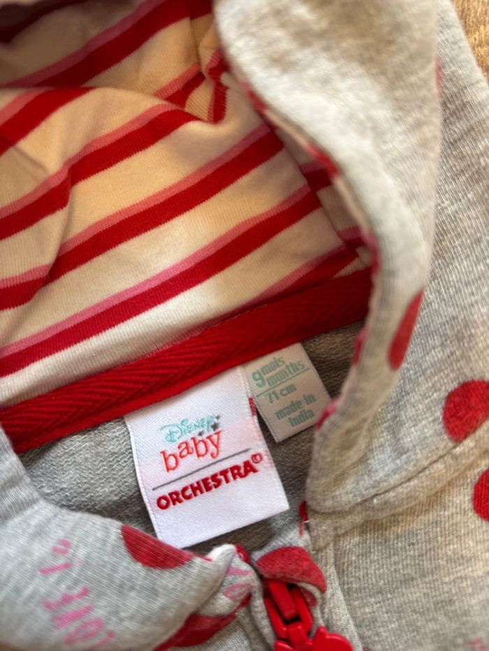 Ensemble veste + legging Minnie Disney 9 mois - photo numéro 5
