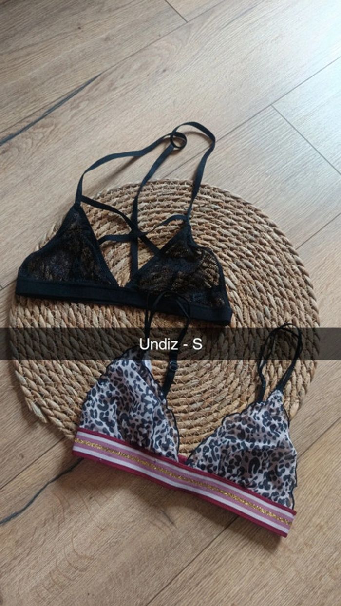 Lot de 2 soutien gorge femme Undiz taille S