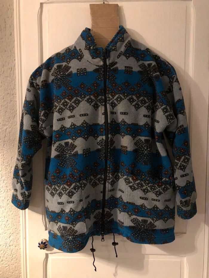 MM- Veste longue polaire « chrismas’s » T 3 (44/46) peu portée