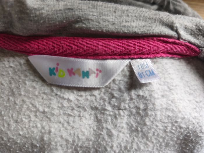 Gilet zippé à capuche Kid Kanai 18 mois - photo numéro 2